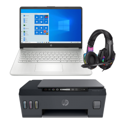 Combo Notebook + Impresora HP + Gratis audifono Gamer